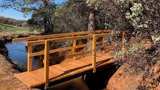 DIY Wooden Footbridge