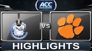 2013 ACC Football Highlights | The Citadel vs Clemson | ACCDigitalNetwork