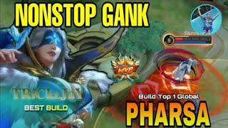 Pharsa Best Build 2022 | Nonstop Ganking - Build Top 1 Global Pharsa - MLBB