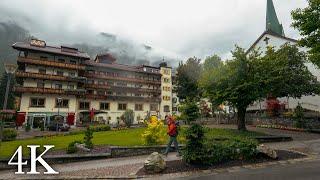 Cloudy Morning Walk, Mayrhofen in Zillertal, Austria, Alpine Ambience, ASMR 4K