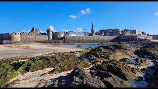 A Brittany Tale: Saint Malo - The Rocky Outcrop. A scene from The Fright