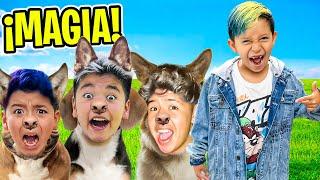 CONVERTÍ A MIS HERMANOS EN MASCOTAS POR 24 HORAS!!