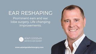 Prominent ears and ear lobe surgery. Life changing improvements.