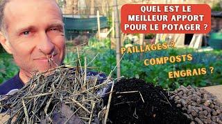 Paillage, compost ou engrais ► Quel apport choisir pour son potager ?