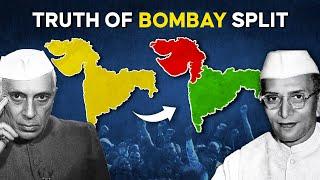 Why was Bombay SPLIT into Maharashtra and Gujarat?