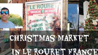 Christmas market in le rouret France