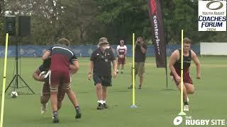 Rugby Coaching - Australian Assistant coach Laurie Fisher Attack Breakdown Clearout Preview