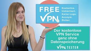 Kostenloser VPN von VPNTESTER ohne Logfiles und schnell!