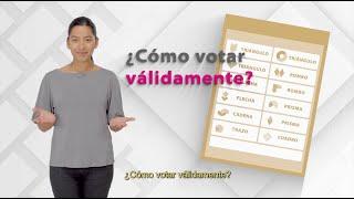 ¿Cómo votar válidamente?