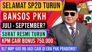 ALHAMDULILLAH‼️ AHIRNYA SP2D PKH TURUN JUGA | SURAT RESMI BANSOS BONUS CAIR| BLT 600RB CAIR NANTI