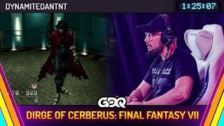 Dirge of Cerberus: Final Fantasy VII by DynamiteDanTNT in 1:25:07 - Summer Games Done Quick 2024