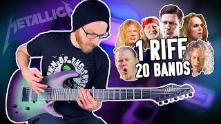 1 Riff 20 Bands - Sad But True!