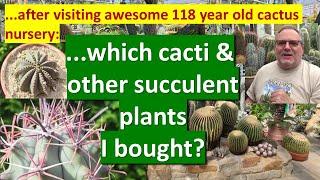 My CACTUS & SUCCULENT PLANT HAUL - visiting 118 year old nursery #cacti #succulent #cactuscollection