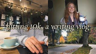 I hit 10k words in my book + romanticizing my writing routine | a cozy writing vlog