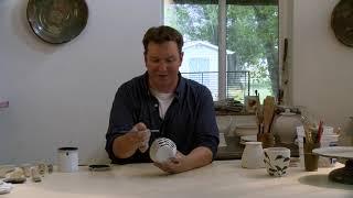 Underglaze Painting Techniques on Bone Dry Pots | SEAN O'CONNELL