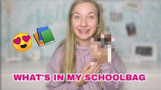 WHAT'S IN MY SCHOOLBAG?