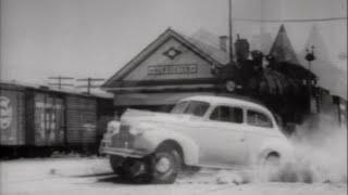 1920s - 1940s Vintage Trains & Automobiles Near Miss & Crash | Old Cars at the Station | Riding Rail