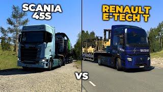 ETS2 Scania 45S vs Renault E-Tech T | Which is the better Truck?