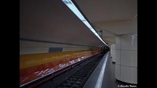 Trenurile de metrou Astra IVA pe Magistrala 4 | Călătorie între stațiile Parc Bazilescu și 1 Mai