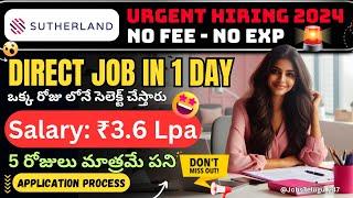 Don't Miss Out: Customer Success Jobs in Hyderabad || Sutherland Urgent Hiring! @jobstelugu-247 