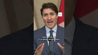 Trudeau sui dazi di Trump: "Una cosa molto stupida da fare"