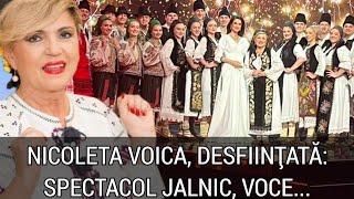 ”Spectacol jalnic, vocea ei groasă strâmbă melodia!” Vezi cine o critică dur pe Nicoleta Voica.