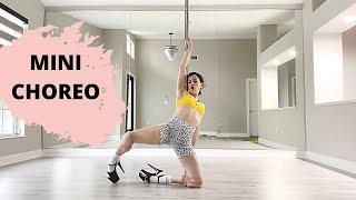 POLE DANCE CHOREOGRAPHY CLASS  - HEELS - Beginner/Intermediate Friendly