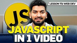 Complete JavaScript Course  in 1 Video 2024