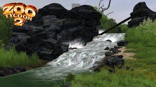 Zoo Tycoon 2 small stream with waterfall speed build #zt2