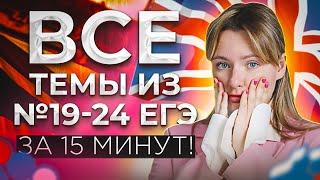 БОЛЬШЕ НЕ ОШИБЕШЬСЯ - Грамматика ЕГЭ. Задания 19-24.