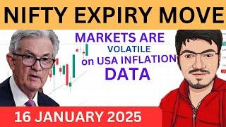 Nifty Prediction and Bank Nifty Analysis for Thursday | 16 January 2025 | Bank Nifty Tomorrow