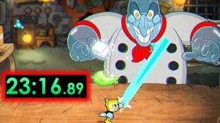 Speedrunning Cuphead + DLC With Cuphead Beam Mod