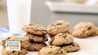 Peanut Butter Chocolate Chunk Cookies - Everyday Food with Sarah Carey