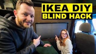 IKEA Camper Van Blind Hack | Budget Van Build EP 22