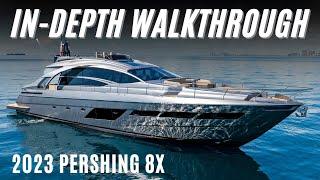 In-Depth Walkthrough: $6.5 Million 2023 Pershing 8X!