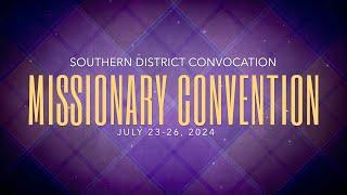 SDC Missionary Convention - Wednesday 2pm