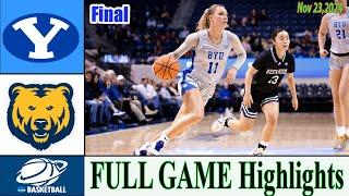 BYU vs Northern Colorado FULL GAME Highlights College women's basketball 2024 | Ncaa basketball 2024