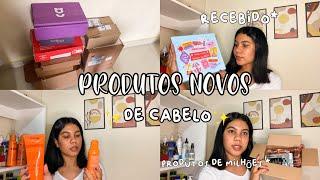 PRODUTOS NOVOS DE CABELO * comprinhas e recebidos 🫶