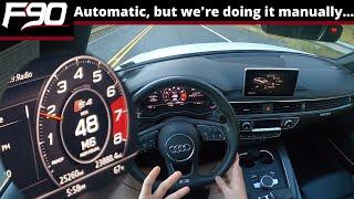 How to shift gears in an automatic car - Manual mode in an automatic car - Paddle Shifters - Part 1