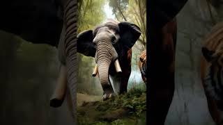 Elephant  vs tiger  #youtube #youtuber#1m#shorts #youtubers #like  #viral #gaming #video #phonk