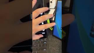 A portable monitor that can be powered and display the image with one usb c connection