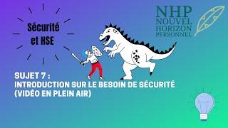 Introduction au besoin de sécurité