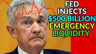 Fed bails out banks for $500 Billion