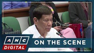 WATCH: Ex-President Rodrigo Duterte issues opening statement at Senate drug war probe | ANC