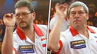 Martin Wolfie Adams v Nixon 2007 Darts FINAL World Championship MOMENT from the Lakeside