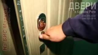 1126 - Входная дверь в квартиру с зеркалом внутри (Кривой Рог)