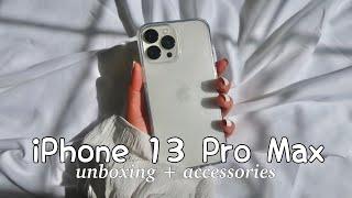 iPhone 13 Pro Max Unboxing, Silver 256gb + Accessories + Set up 