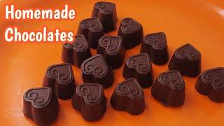 Homemade Chocolates | Only 4 ingredients | without butter | Thanks kitchen