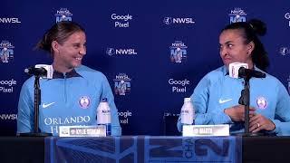 Kylie Strom and Marta | NWSL Championship Press Conference