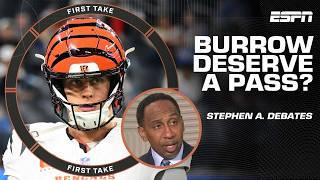 Does Joe Burrow deserve a pass this season? Stephen A. & Mad Dog DISAGREE!  | First Take